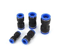 Tube Equal Union Straight Touch Air Pneumatic Push in Pipe Fitting Quick Connector 4mm 6mm 8mm 10mm 12mm 14mm 16mm Hose(PU-14)
