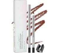 Tube Eyeliner Gel Pen With Pencil Sharpener,Smooth Glide No Tugging,Waterline Eye liner, Waterproof Smudge-Proof, Long-Lasting Sharpenable with Sharpener (#08 Burgundy)