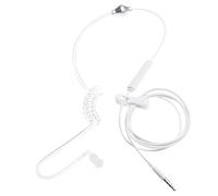 Tube Headphones - 3.5mm In-Ear Single Earphones with Microphone,Wired Air Tube Spring Cell Phone Earpiece for Computer, Smartphone
