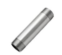 Tube Joint Connector 304 Stainless Steel Seamless Pipe Joint, Double-Headed External Thread Tube Connector High Hardness 1 piece
