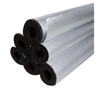 Tube Lagging Wrap Roll 15-120.0 mm ID Cladding Foam Tube Thick 20.0 mm Heat Insulated Pipe for Spigot Winter Outside Foam Sprinkler Water Heater Pipes 95.0 cm(25.0 mm/0.98 in)
