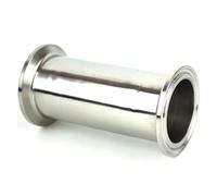 Tube O/D 51mm Length 8" Tri Clamp 2" Spool Tube 64MM Ferrule Flange for