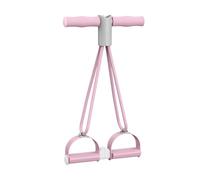 Tube Pedal Ankle Pull Device - Fitness Bands - 4 Tube Pull Rope Training Device for Sit-Ups, Stretching Training, Slimming Training, Abdomen, Leg and Waist Training in the Gym and at Home for Women