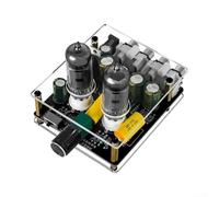 Tube Preamplifier, 6K4 HiFi Tube Preamp Audio Sounds Amp Board with Full Frequency Output and DC Boost Power Supply Support for Signal Enhancement