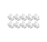 Tube Quick Fitting Connect Valve Kit - 1/4 Push Fit, 6mm Push Fit Water Pipe Fittings, Strong Sealing, No Positive Negative Distinguishing, for Home Water Purifier, 10PCS
