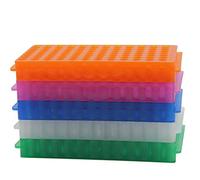 Tube Rack Double Panel 96 Positions Polypropylene for 0.2ml-2ml Microcentrifuge Tubes (Pack of 5)