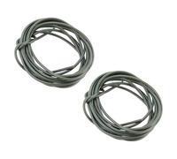 Tube Rubber Sleeve Hose For Hair Rigs Making 0.5mm/0.8mm Anti Tangles Rigs Tubing Fishing Hook Silicone Tube 2pcs High Strength Fishing Accessories