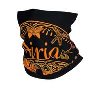 Tube Scarf African Dance Mandala Tribal Elegant Black Novelty Neck Gaiter Uv Protection Neck Gaiters Windproof Half Face Headwear For Fishing Hunting Jogging 25X50 Cm