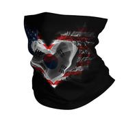 Tube Scarf America And South Korea South Korean Heart Flag Non-Slip Bandana Universal Hair Band For Running Workout Tennis