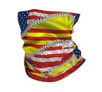 Tube Scarf America Flag And South Vietnam Flag Novelty Bandana Anitdust Facial Decoration For Workout Sports Running