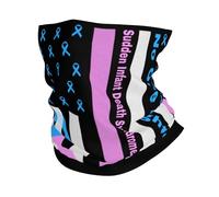 Tube Scarf America Flag Fight Sudden Infant Death Syndrome (Sids) Awareness Half Face Scarf Balaclava Magic Headband Multifunctional Half Face Headwear For Hunting Skiing Fishing 25X50 CM