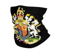 Tube Scarf Britain British National Emblem Half Face Scarf Uv Protection Bandana Windproof Neck Gaiters For Fishing Skiing Hunting 25X50 Cm