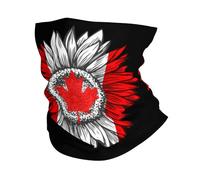 Tube Scarf Canada Canadians Flag Neck Gaiters Multifunctional Half Face Scarf Uv Protection Novelty Neck Gaiter For Tennis Hunting Fishing 25X50 Cm