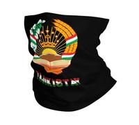 Tube Scarf Coat Of Arms Of Tajikistan Tajik Magic Headband Balaclava Half Face Scarf Windproof Novelty Neck Gaiter For Jogging Tennis Fishing 25X50 CM