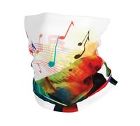Tube Scarf Colorful Piano Keyboard Music Half Face Scarf Windproof Magic Headband Balaclava Neck Gaiters For Skiing Fishing Tennis 25X50 Cm