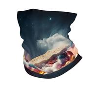Tube Scarf Creative Hot Dog Hamburg Galaxy Funny Comfortable Facial Decoration Novelty Bandana For Outdoor Sports Workout