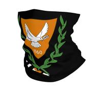 Tube Scarf Cyprus National Emblem Half Face Scarf Balaclava Neck Gaiters Dustproof Half Face Headwear For Skiing Hunting Tennis 25X50 Cm