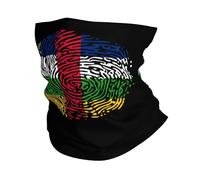 Tube Scarf Dna Central African Republic Flag Half Face Scarf Multifunctional Half Face Headwear Dustproof Novelty Neck Gaiter For Hunting Fishing Skiing 25X50 Cm