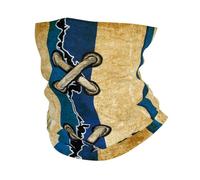 Tube Scarf El Salvadorean And Nicaragua Nicaraguan Flag Vintage Combine1 Balaclava Magic Headband Dustproof Novelty Neck Gaiter For Tennis Skiing Hunting 25X50 Cm