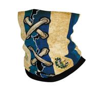 Tube Scarf El Salvadorean And Nicaragua Nicaraguan Flag Vintage Combine2 Balaclava Novelty Neck Gaiter Multifunctional Neck Gaiters For Fishing Hunting Tennis 25X50 Cm
