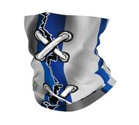 Tube Scarf El Salvadorean And Nicaragua Nicaraguan Flag Wavy Combine1 Balaclava Half Face Headwear Windproof Novelty Neck Gaiter For Fishing Jogging Hunting 25X50 Cm