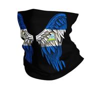 Tube Scarf El Salvadorean And Nicaragua Nicaraguan Flag Wing Balaclava Magic Headband Multifunctional Novelty Neck Gaiter For Fishing Skiing Hunting 25X50 Cm