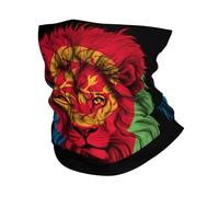 Tube Scarf Eritrea Eritrean Lion Flag Half Face Scarf Multifunctional Novelty Neck Gaiter Windproof Half Face Headwear For Tennis Hunting Fishing 25X50 CM