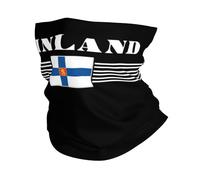 Tube Scarf Finnish Finland Flag Text Balaclava Half Face Scarf Multifunctional Novelty Neck Gaiter For Tennis Hunting Skiing 25X50 Cm