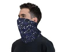 Tube Scarf Glow In The Dark Midnight Balaclava Half Face Headwear Dustproof Magic Headband For Fishing Skiing Tennis 25X50 Cm