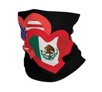 Tube Scarf Hearts America And Mexican Novelty Bufanda Facial Multifunctional Polainas De Cuello For Outdoor Women Climbing