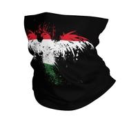 Tube Scarf Hungary Hungarians Eagle Flag Half Face Scarf Dustproof Novelty Neck Gaiter Multifunctional Magic Headband For Hunting Fishing Tennis 25X50 CM