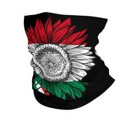Tube Scarf Hungary Hungarians Flag Novelty Neck Gaiter Balaclava Neck Gaiters Multifunctional Half Face Scarf For Hunting Tennis Skiing 25X50 Cm
