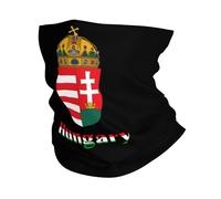 Tube Scarf Hungary Hungarians National Emblem Half Face Scarf Balaclava Neck Gaiters Dustproof Novelty Neck Gaiter For Jogging Fishing Tennis 25X50 CM