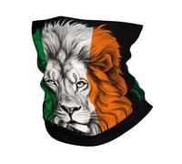 Tube Scarf Ireland Irish Irishman Bogtrotter Lion Flag Neck Gaiters Windproof Half Face Headwear Balaclava Half Face Scarf For Hunting Tennis Jogging 25X50 CM