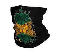 Tube Scarf Jamaica Jamaican Flag And Lion Balaclava Half Face Headwear Dustproof Half Face Scarf For Hunting Tennis Skiing 25X50 Cm