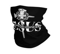 Tube Scarf Jesus The Way Truth Life Cross Nails Non-Slip Half Face Headwear Premium Bandana For Workout Running Men