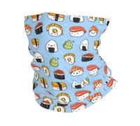 Tube Scarf Kawaii Sushi K Half Face Scarf Uv Protection Magic Headband Balaclava Neck Gaiters For Jogging Fishing Skiing 25X50 Cm