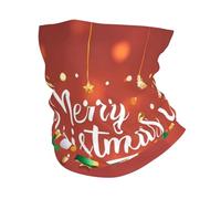 Tube Scarf Merry Christmas Tree Dessert Half Face Scarf Balaclava Magic Headband Multifunctional Novelty Neck Gaiter For Hunting Tennis Fishing 25X50 CM