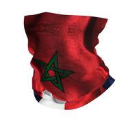 Tube Scarf Moroccan Flag Hondurans Flag Uv Protection Facial Decoration Unique Facial Shield For Volleyball Football Workout