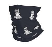 Tube Scarf No Drama Llama Balaclava Half Face Headwear Multifunctional Neck Gaiters For Hunting Skiing Jogging 25X50 Cm