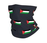 Tube Scarf Palestine Flag Balaclava Novelty Neck Gaiter Dustproof Half Face Scarf For Hunting Jogging Skiing 25X50 Cm