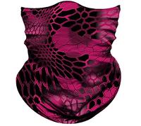 Tube Scarf Python Skin Black Gray Pink Half Face Headwear Uv Protection Magic Headband Multifunctional Neck Gaiters For Hunting Jogging 25X50 Cm