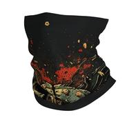Tube Scarf Skull Head Moth Deaths Horror Vintage Bandana Multifunctional Headband Balaclava Half Face Headwear For Skiing Jogging Fishing 25X50 Cm