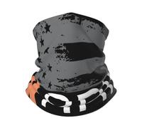 Tube Scarf Uterine Cancer Warrior Awareness Ribbon Us Flag Anitdust Half Face Scarf Durable Facial Covering For Skiing Workout Running