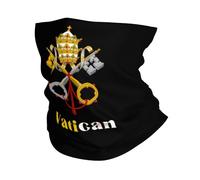 Tube Scarf Vatican The Vatican National Emblem Half Face Headwear Uv Protection Magic Headband Multifunctional Half Face Scarf For Tennis Hunting Skiing 25X50 CM