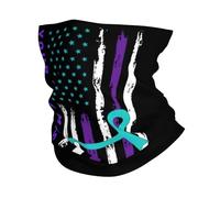 Tube Scarf Your Life Matters Suicide Awareness America Flag Novelty Neck Gaiter Uv Protection Half Face Scarf Balaclava Magic Headband For Fishing Skiing Tennis 25X50 Cm