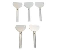 Tube Toothpaste Roller 5pcs Stainless Steel Manual Cream Squeezer Labor Saving for Home Bathroom