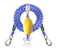Tube Tow Rope for Boating - 16 Ft Tow Rope for Boat,Heavy Duty Strap with Float Ball and Hook for Safety Marine Mooring Training Surfing Trailering Racing Skiing River Launching Docking
