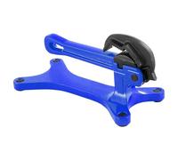 Tube Vise Self Locking Multipurpose Portable Practical Sturdy Self Tightening Manuel Tube Clamp Clamping Dia. 3.2-38mm- Blue