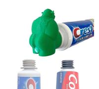 TUBECAPZ Funny Shrek Pooping Toothpaste Topper, Includes 2 Adapters for Crest & Colgate Tubes (Shrek)